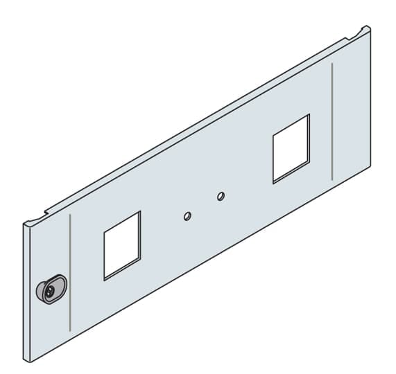 ABB - Pannello strumentazione 72x72 200x800 mm 7035 Xcelle n.2 HXL.