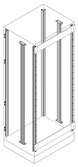 ABB - N.4+2 Uprights e Montanti per Struttura Celle H=2000mm EM2002