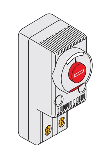ABB - Thermost-10+80 Al.110/250V A.C.NO 7035 Calim.110/250VA.C.NO.