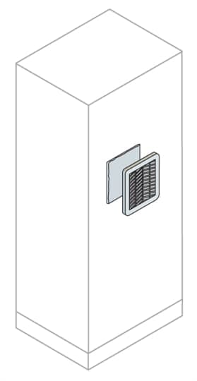 ABB - Griglia e filtro aria 105x105mm per kit 7035.