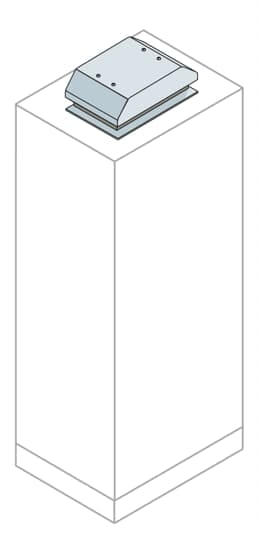 ABB - ROOF AERATION KIT 375X295X119 7035 CAPPA AERAZIONE (LXLXP)