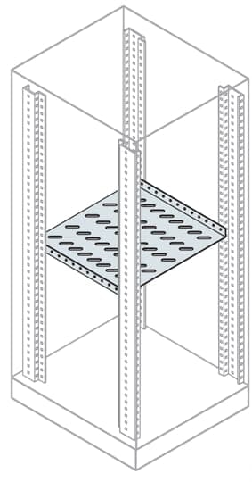 ABB - Ripiano di servizio e scaffale D 600 per ottimizzare lo spazio e l'organizzazione. Ideale per professionisti che cercano soluzioni pratiche ed efficienti.