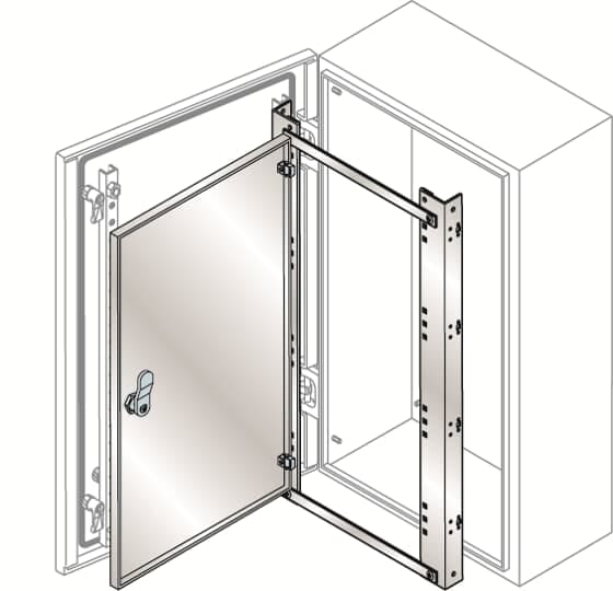 ABB - Inner door 400x300 HXW CONTROPORTA 400X300 HXL-INOX.