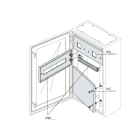 ABB - SR2 Metallic enclosure SR2 PAN.MOD.2 STR.72X72 185X600(HXL)