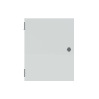 ABB - Enclosure blind door with plate and blind cover with bottom plate 500x400x200mm in light gray color.
