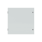 ABB - Enclosure blind door with plate and blind door with plate, 800x800x300mm, in gray color.