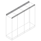 ABB - Struttura in 2 travi per sollevamento e supporto, lunghezza 2 metri.