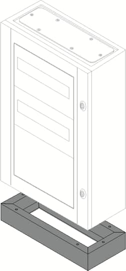 ABB - Plinth completo 400x200x100mm (HxLxP) per soddisfare le esigenze di ogni progetto.