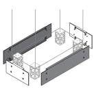 ABB - N.2 plinth flanges e flange zoccolo 200x1000mm per fissaggio sicuro e stabile.
