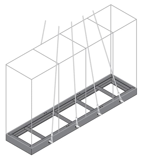 ABB - Striph=200xswitc.batt.um=metro mounted zoccolo h=200mm xbatt.is2 um=metro mont.