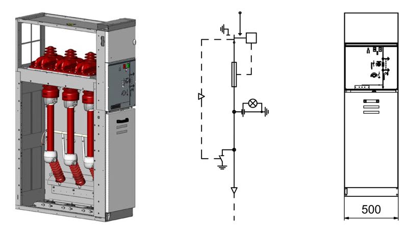ABB - SFC,PARTENZA CON FUSIBILI (NON INCLUSI)