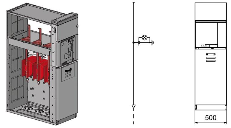 ABB - DRC,RISALITA CAVI,MESSA A TERRA MOB. STOCK-S22