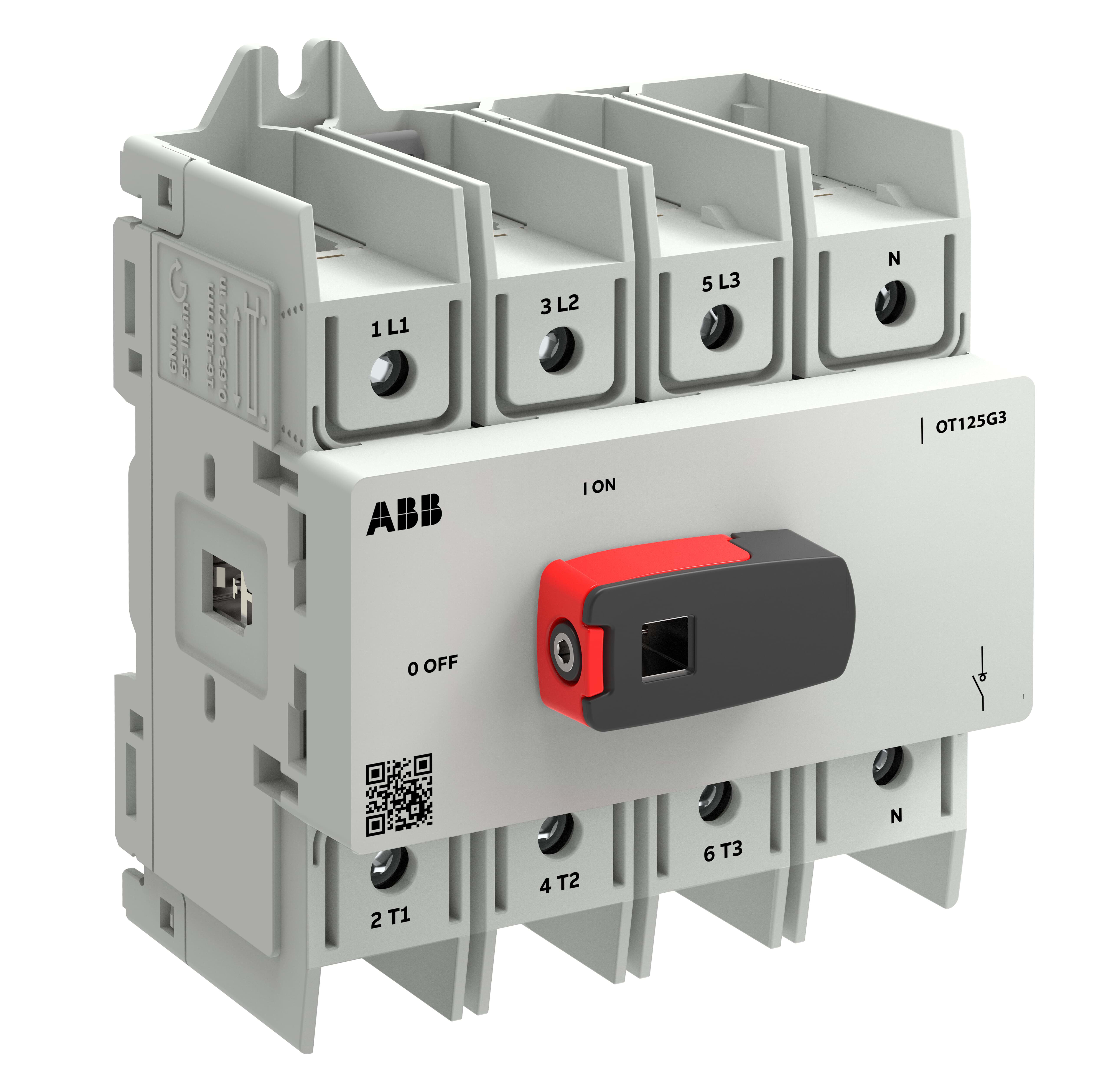 ABB - OT125G3-4BSN2 SEZ. FR3 BASE/DIN 4P