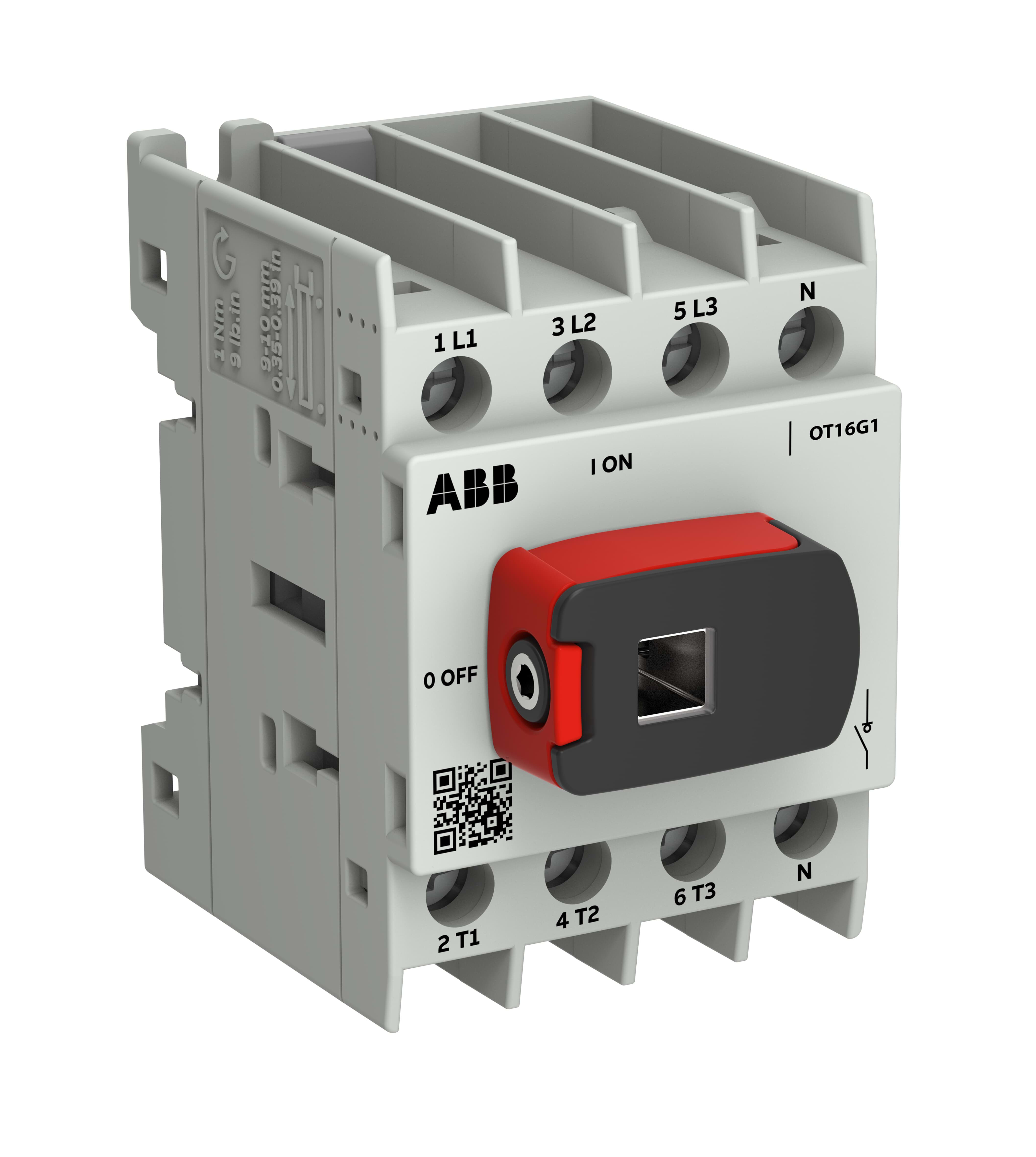 ABB - OT16G1-4BSN2 SEZ. FR1 4P BASE/DIN