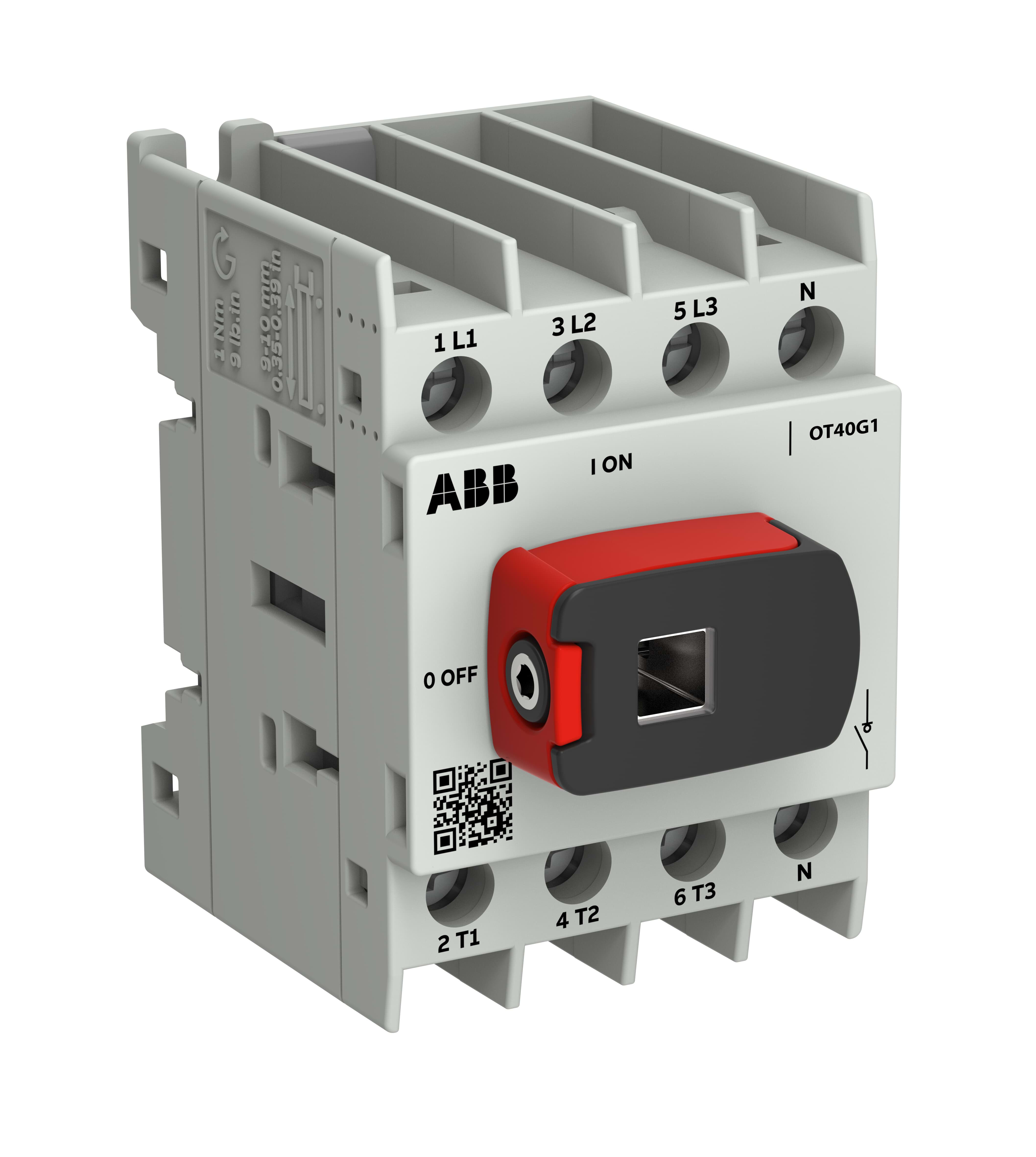 ABB - OT40G1-4BSN2 SEZ. FR1 4P BASE/DIN