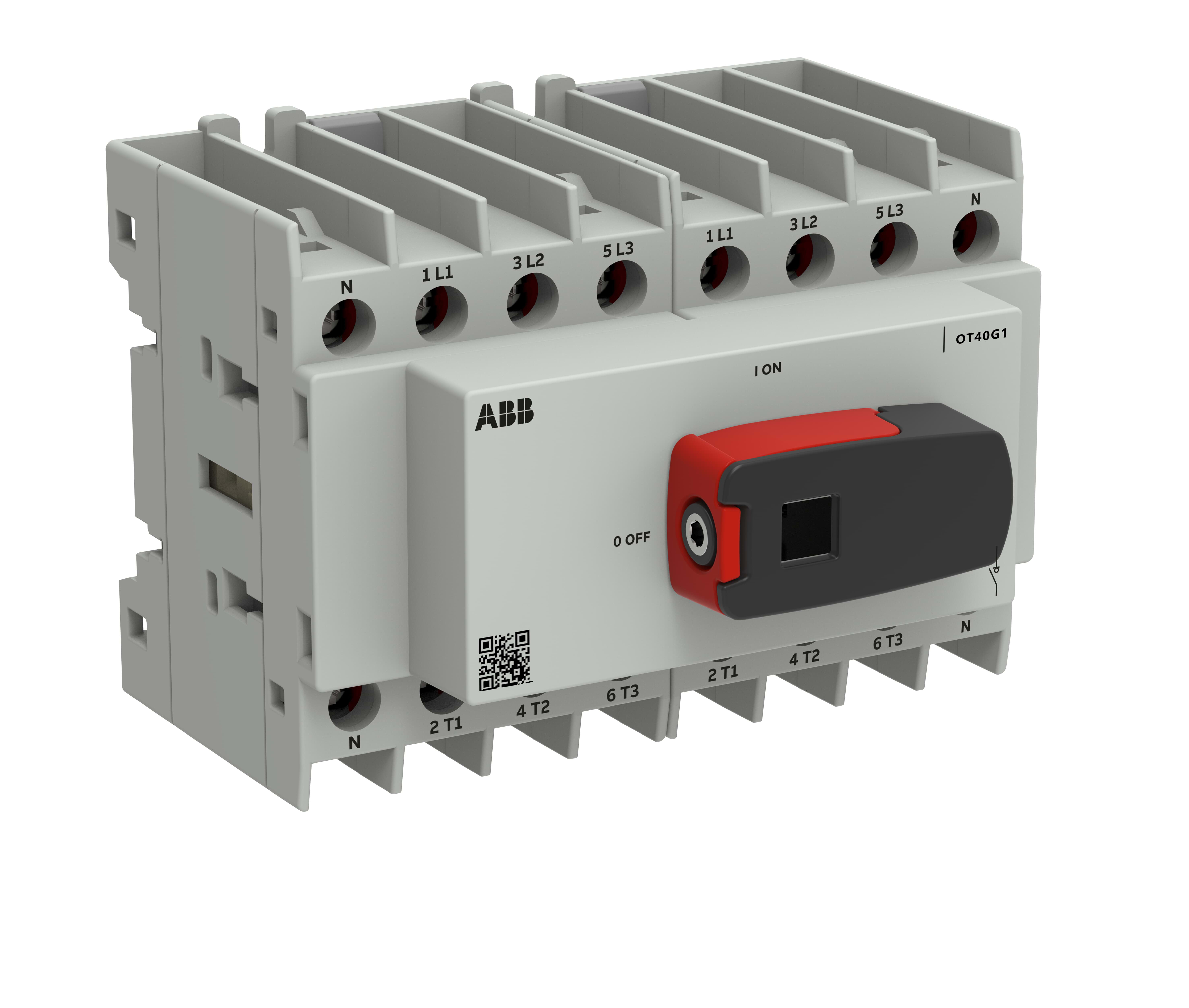 ABB - OT40G1-8BS SEZ. FR1 8P BASE/DIN