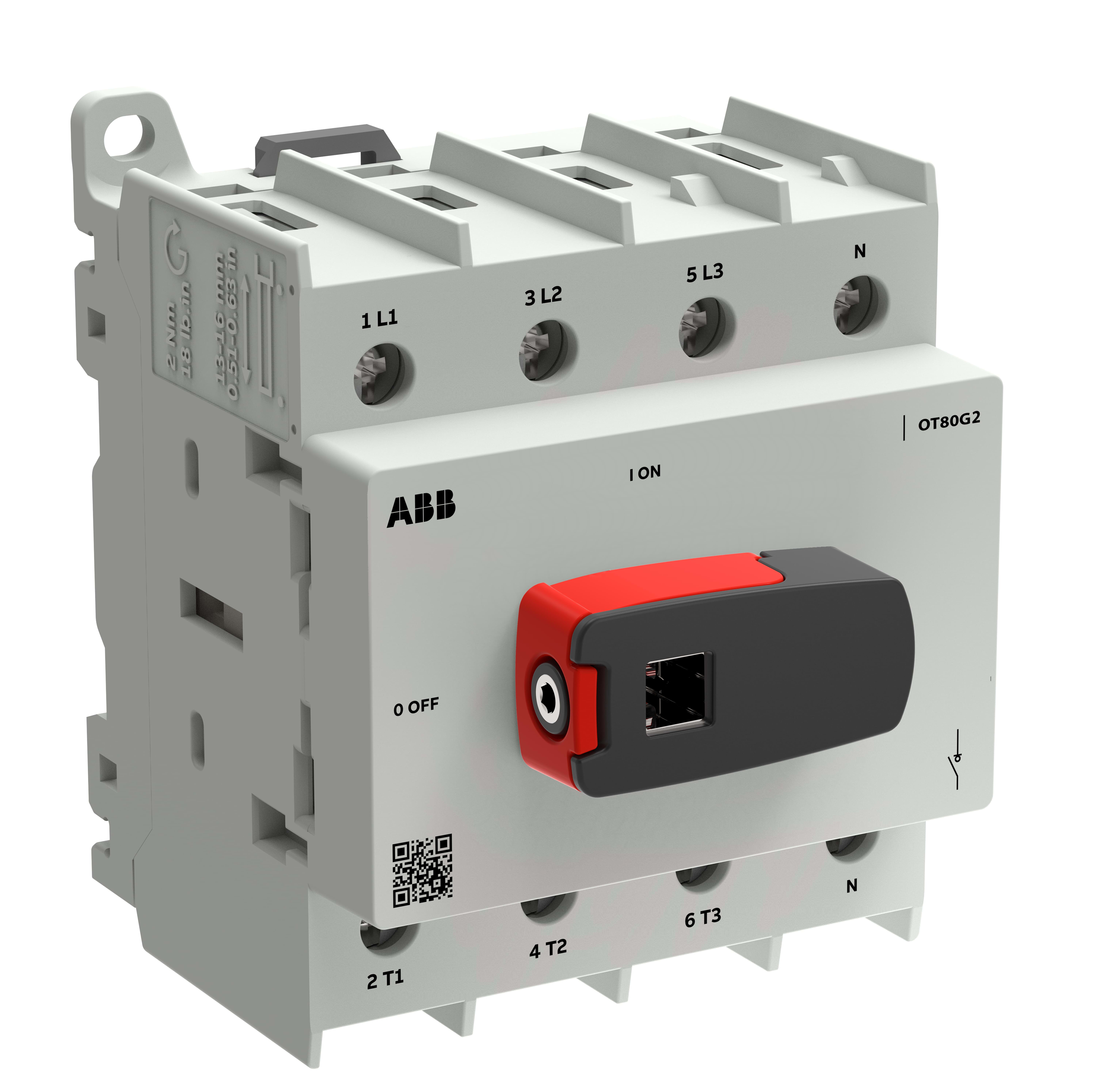 ABB - OT80G2-4BSN2 SEZ. FR2 BASE/DIN 4P