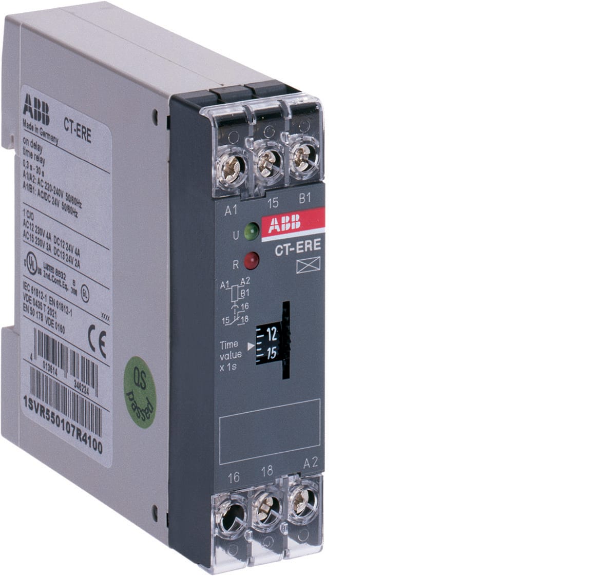 ABB - CT-ERE.05 TIMER RITON 0,1-10S 24/230VCA