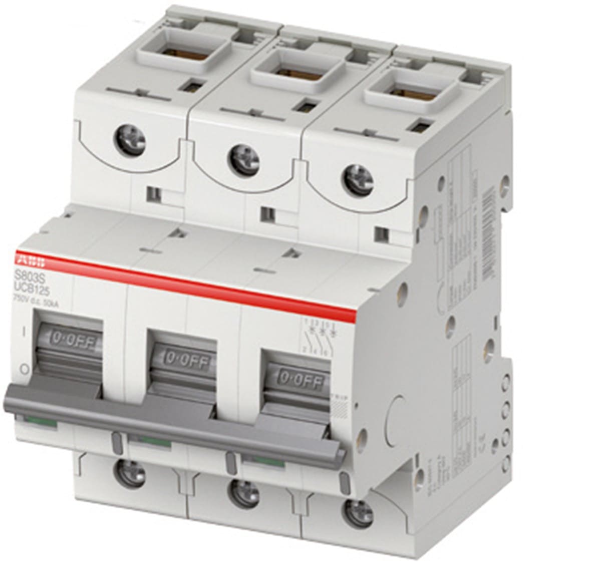 ABB - S803S-UC B125 INTERRUTT. AUTOMATICO 50KA