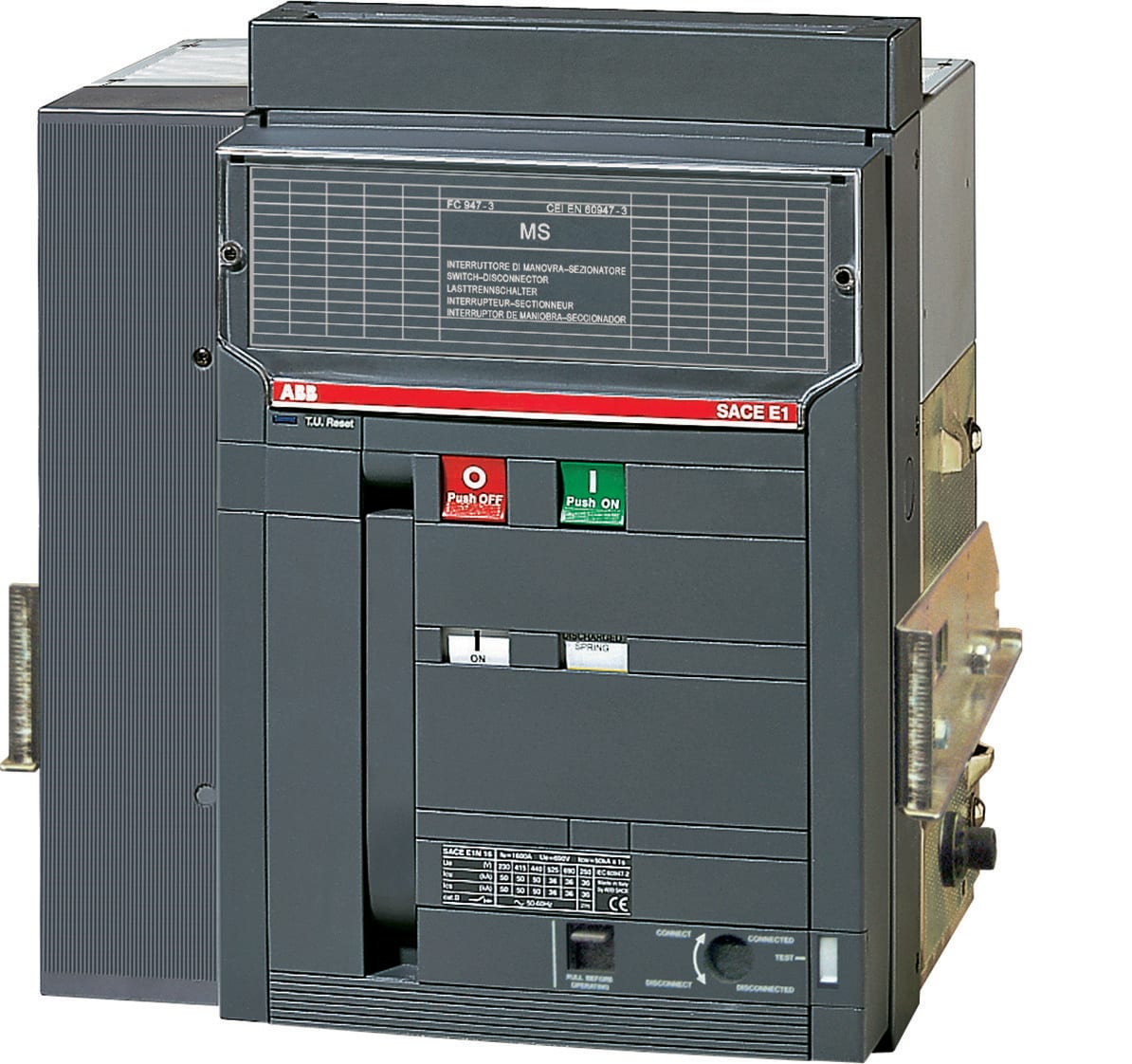ABB - E1B/MS 1600 4P W MP NEW