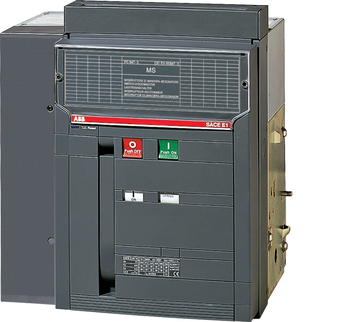 ABB - E1N/MS 1600 4P F HR NEW