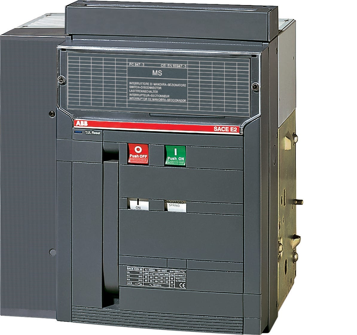 ABB - E2S/MS 1600 4P F HR NEW