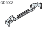 ABB - KIT GUIDA DIN RINFORZATA L=800MM M, K