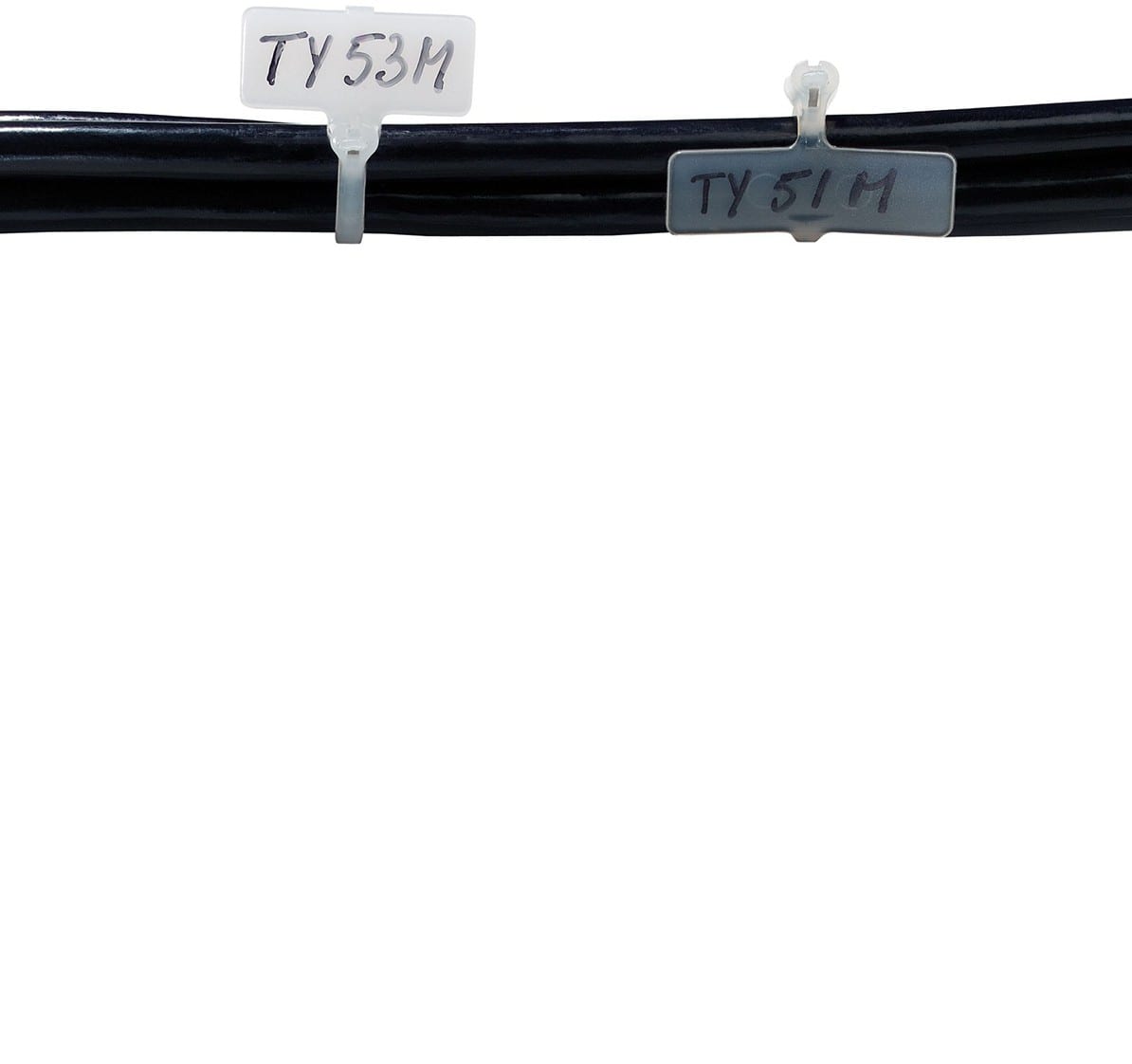 ABB - CBL Tie 18LB 8IN Natural Nylon ID Marker Pad Tyrap Identification 2.4X102 Natural 100PZ.