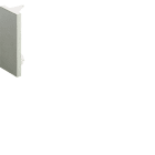 ABB - TESTATA DI CHIUSURA 120X40 BIANCO