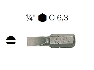 ABC TOOLS - INSERTI C 6,3 INTAGLIO 3 MM