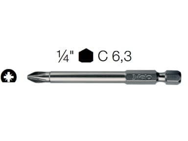 ABC TOOLS - INSERTI E 6,3 A 1583/12 PZ 2