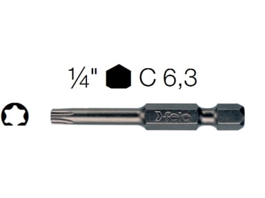 ABC TOOLS - INSERTI E 6,3 A 1583/23 T 25