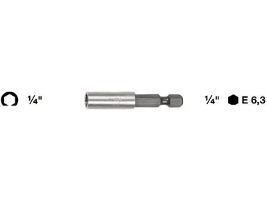 ABC TOOLS - RACCORDO ATT.  ' E 6,3 - 47 MM