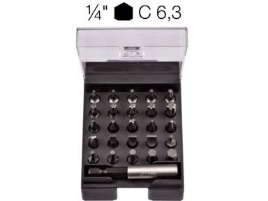 ABC TOOLS - ASS. A 1593/7 CON 26 INSERTI