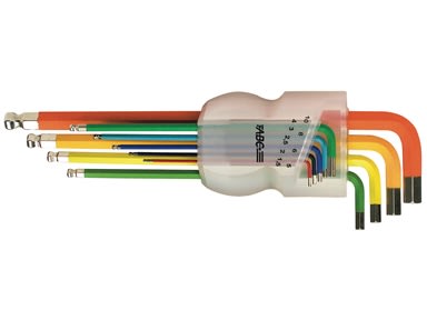 ABC TOOLS - 9 CHIAVI SFER.1,5-10 MM COLOR