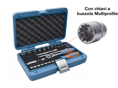 ABC TOOLS - ASS. 33 UTENSILI ATT. 1/4'