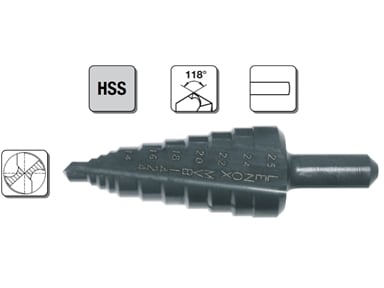 ABC TOOLS - PUNTE A GRADINO 14-25 MM