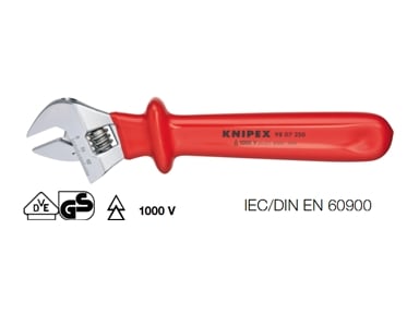 ABC TOOLS - CHIAVE A RULLINO VDE L.250 MM