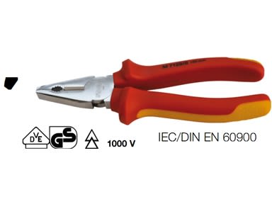 ABC TOOLS - PINZE UNIVER. VDE LUNGH.160 MM
