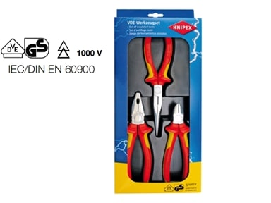 KNIPEX - 3 PINZE M7136/3+CONT.