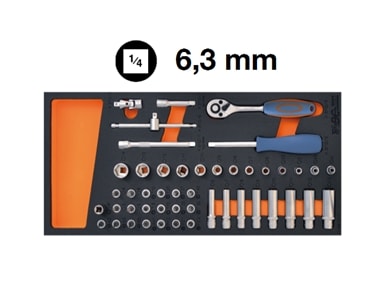 ABC TOOLS - ASS.DRIVER SYSTEM 47 UT.ATT. '