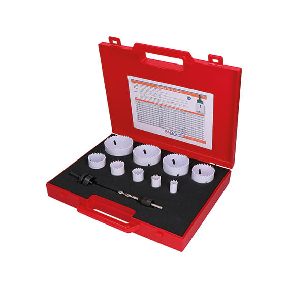 ABC TOOLS - 9 SEGHE A TAZZA D 3848/85+CASS D38488500