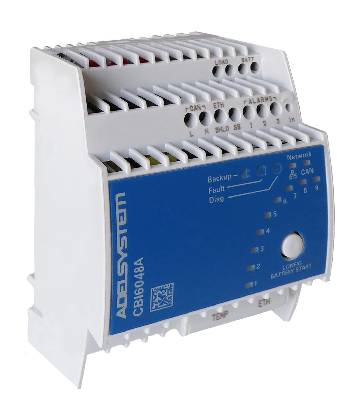 ADEL SYSTEM - DC-UPS Ingresso: 110-277Vac Uscita: 48v 1,25A con Ethernet: ModBus TCP/IP e SNMP