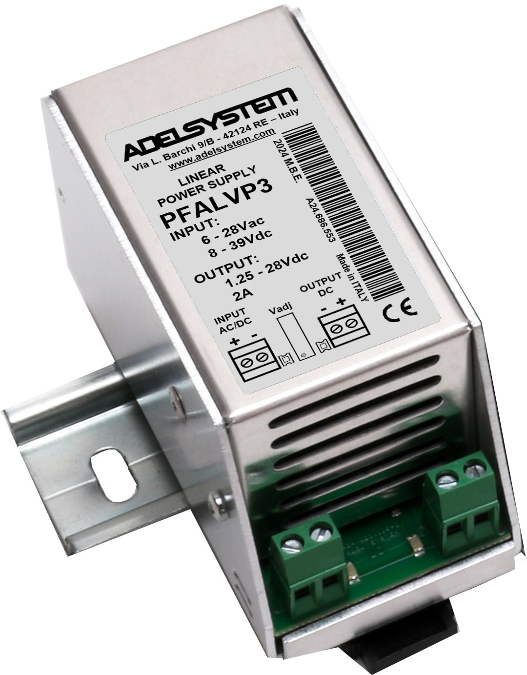 ADEL SYSTEM - Convertitore AC-DC/DC ingresso: 6Vac /39V uscita:27V 2A