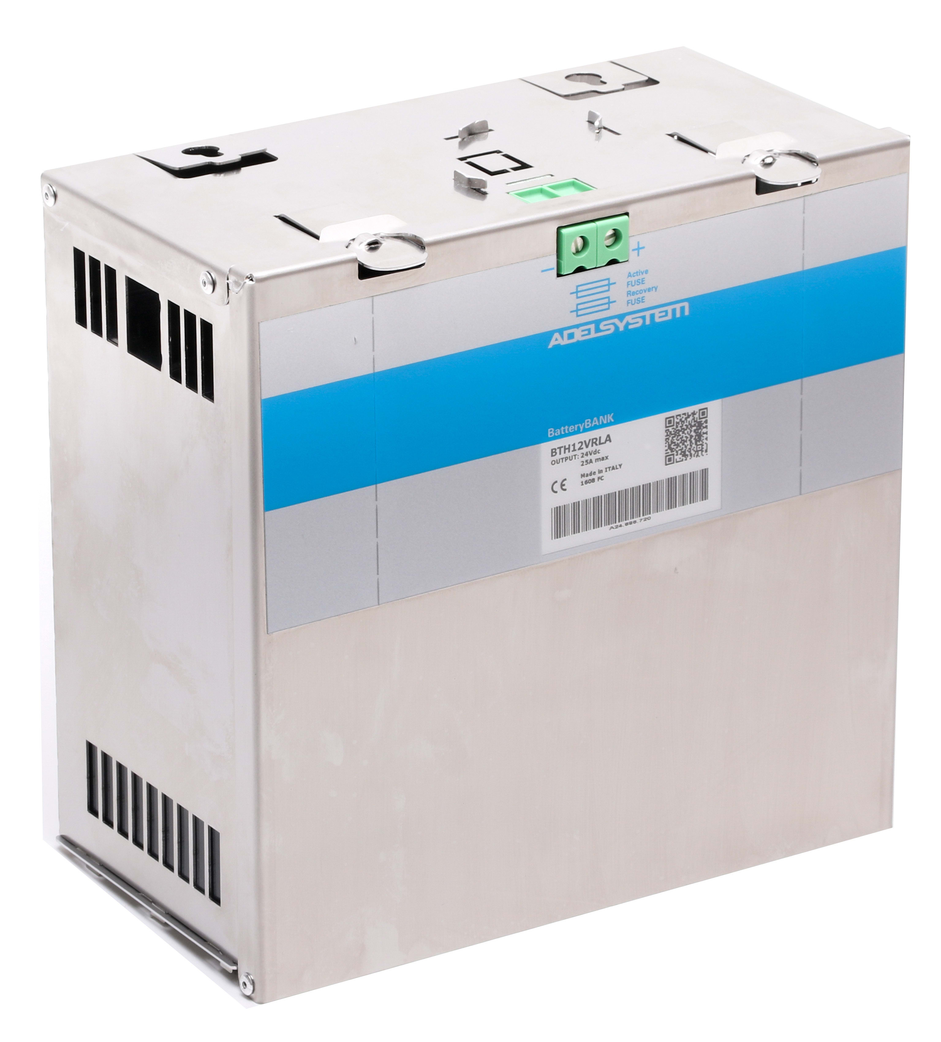 ADEL SYSTEM - Cestello per batterie uscita 24v (2x12Ah) BTH12VRLA