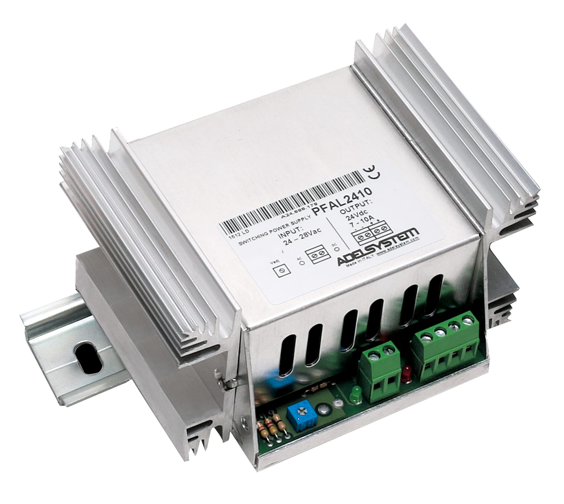 ADEL SYSTEM - Convertitore AC-DC/DC ingresso: 24Vac / 40Vdc uscita:24V 10A