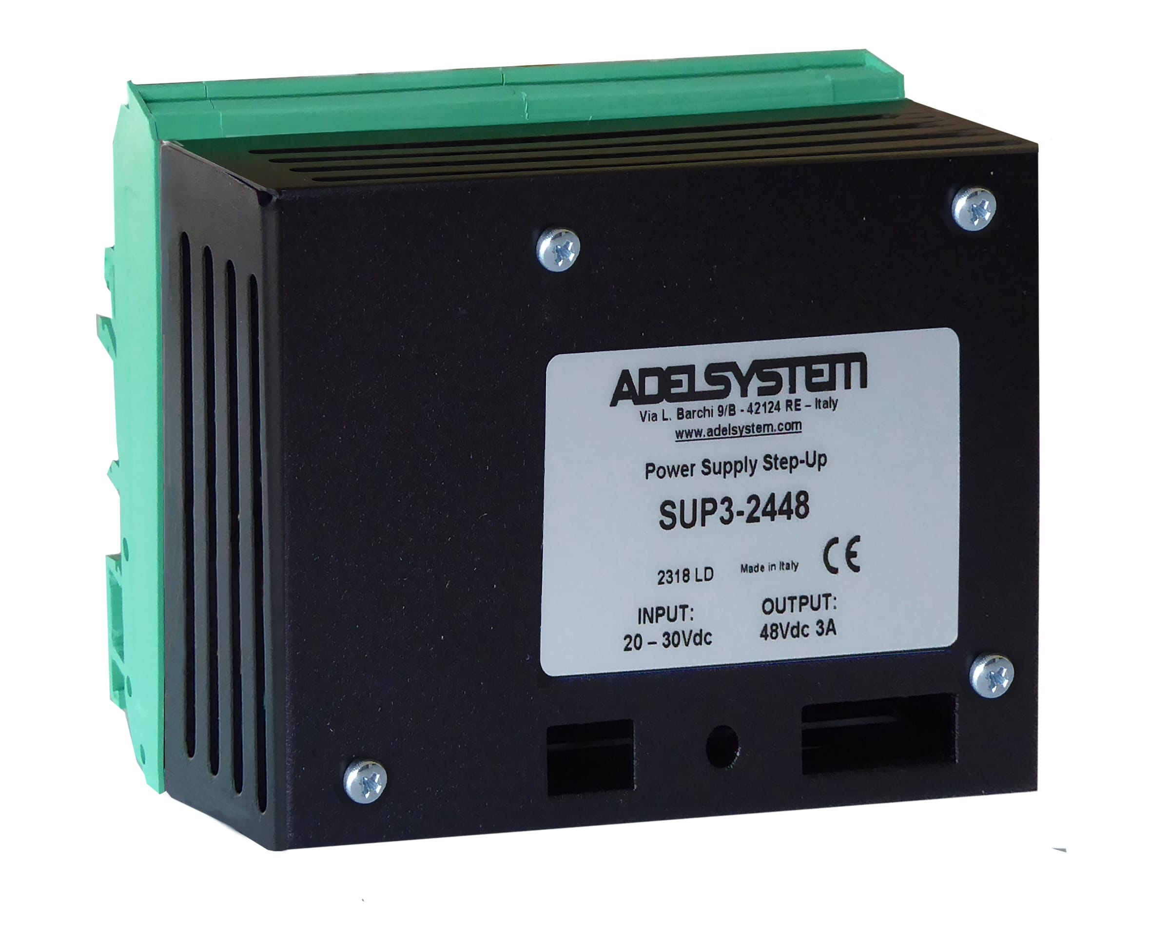 ADEL SYSTEM - Convertitore DC/DC ingresso: 24V uscita: 48V 3A