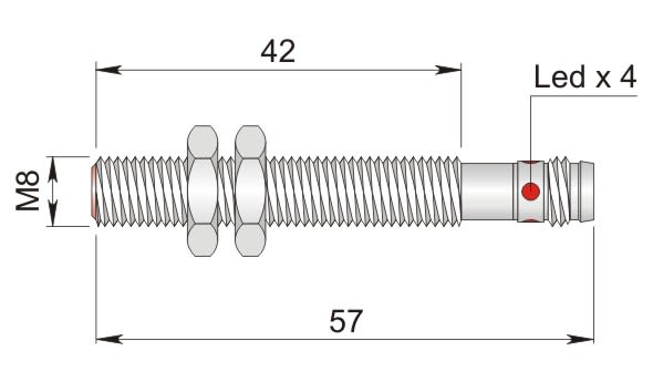 AECO - SI8-C1 PNP NO H1