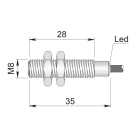 AECO - SI8-DC2 NPN NC S