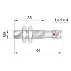 AECO - SI8-DC2 PNP NO H1 S